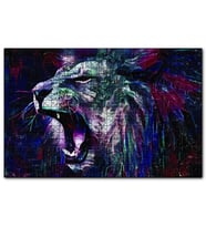 Cakapuzzle  Kükreyen Aslan  Puzzle Yapboz MDF (Ahşap) (500 Parça)