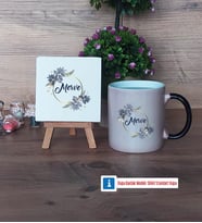 İsme Özel Doğum Günü Hediyesi Dekoratif Taş, Kupa Bardak Kırmızı Hediye (Model 8)