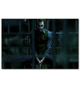 Cakapuzzle Joker Heath Ledger Nezarethanede  Puzzle Yapboz MDF (Ahşap) (255 Parça)