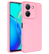 Vivo Y36 4G Kılıf Mara Lansman İç Yüzeyi Kadife Kılıf (Pembe)