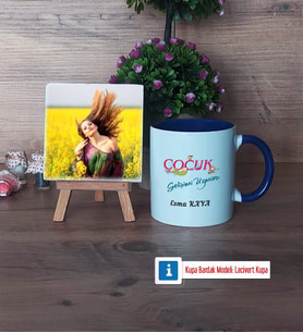 Çocuk Gelişim Uzmanı Fotoğraflı Dekoratif Taş, Kupa Bardak Beyaz Hediye Öğretmenler Günü Hediyesi (Model 3)