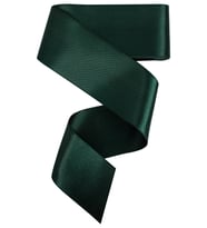Kına Atölyesi Saten Kurdela 6 Cm 10 Metre (Çam Yeşili)