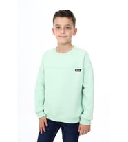 Toontoy Erkek Çocuk Sweatshirt (Mint Yeşili)