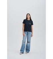 Blues Eyes Kadın Taş T-Shirt (Lacivert)