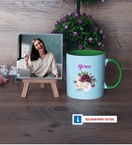 İsme Özel Doğum Günü Hediyesi Fotoğraflı Dekoratif Taş, Kupa Bardak Beyaz Hediye (Model 14)