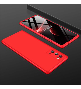 Galaxy Note 20 Kılıf Zore Ays Full Koruma Kılıf (Kırmızı)
