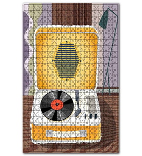 Cakapuzzle Nostaljik Taş Pilak Görseli Puzzle Yapboz MDF (Ahşap) (255 Parça)
