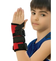 MORSA CYBERG® Çocuk El Bilek Ateli SOL (Kırmızı)
