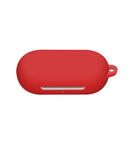 Microsonic OnePlus Buds Z Mat Silikon Kılıf Siyah (Kırmızı)