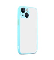 Uyumlu Model Apple iPhone 13 Mini Kılıf Kamera Korumalı Mat Kapak (Turkuaz)