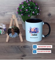 Mali Müşavir Kupa Bardak Beyaz ve Fotoğraflı Ahşap Anahtarlık HediyeMuhasebeciler Günü Hediyesi (Model 11)