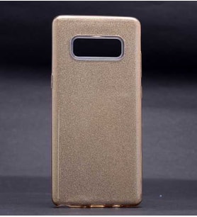 Galaxy Note 8 Kılıf Zore Shining Simli Silikon Kılıf (Gold)