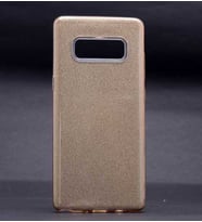 Galaxy Note 8 Kılıf Zore Shining Simli Silikon Kılıf (Gold)