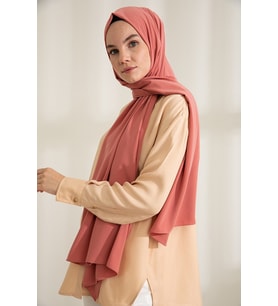 LARİSSA SCARF MEDİNE İPEĞİ ŞAL (Somon)