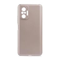 Xiaomi Redmi Note 10 Pro Kılıf Kamera Çıkıntılı Soft Silikon (Gold)