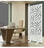 Liar Ahşap Seperatör (Paravan) - KSP47 - (85 x 210 cm) - (18 mm) (Beyaz)
