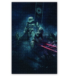 Cakapuzzle Star Wars Vader's Fist Puzzle Yapboz MDF (Ahşap) (1000 Parça)