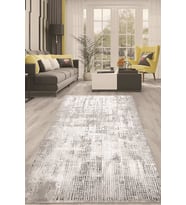 Dijital Kaymaz Taban Yıkanabilir Modern Renkli Salon Halısı Mutfak Halısı Yolluk ND-HT-1347 (Gri)