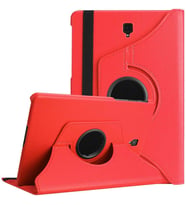 Samsung Galaxy Tab A 10.5 T590 T595 T597 Kılıf 360 Dönebilen Standlı Case (Kırmızı)