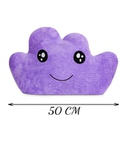 Peluş Bulut Yastık (Lila)