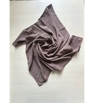 Lady Coco  Kadın Medine İpeği Şal ( 70 x 190 cm) (Kahverengi)