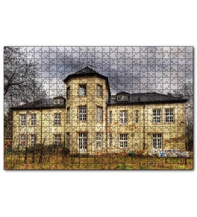Cakapuzzle Hayaletli Terkedilmiş Şato  Puzzle Yapboz MDF (Ahşap) (1000 Parça)
