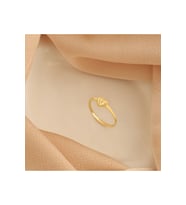 KALEMLİ KALP YÜZÜK (Rose)