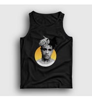 Presmono Unisex Sarı Sun XXXTentacion Atlet 48896tt (Siyah)