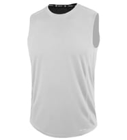 Erkek Nem Emici Hızlı Kuruma Atletik Teknik Performans Sporcu Sıfır Kol T-shirt DRIFIT-SIFIRKOL (Beyaz)