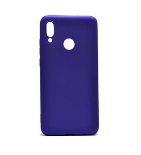 Huawei P Smart 2019 Kılıf Soft Mat Premier Case (SAKS MAVI)