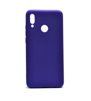 Huawei P Smart 2019 Kılıf Soft Mat Premier Case (SAKS MAVI)