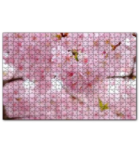 Cakapuzzle Kiraz Çiçeği Görseli  Puzzle Yapboz MDF (Ahşap) (255 Parça)