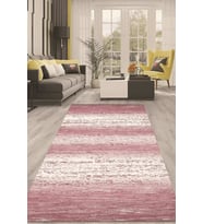 Dijital Kaymaz Taban Yıkanabilir Modern Renkli Salon Halısı Mutfak Halısı Yolluk ND-HT-1299 (Pembe)