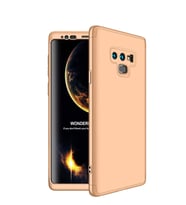 Microsonic Samsung Galaxy Note 9 Kılıf Double Dip 360 Protective (Gold)