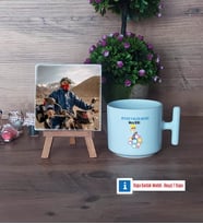 Metalurji ve Malzeme Mühendisi Fotoğraflı Dekoratif Taş, Kupa Bardak Beyaz Hediye (Model 12)