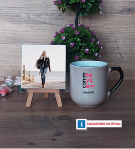 Teyzeye Hediye Fotoğraflı Dekoratif Taş, Kupa Bardak Beyaz Hediye (Model 10)