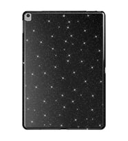 iPad 10.2 (8.Nesil) Tablet Koton Işıltılı Parlak Görünümlü Kılıf (Siyah)