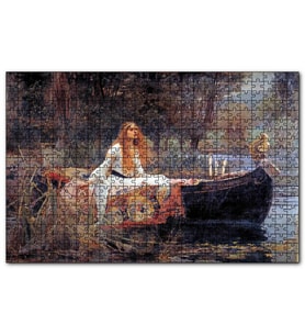 Cakapuzzle Shalott Leydisi John William Waterhouse  Puzzle Yapboz MDF (Ahşap) (1000 Parça)