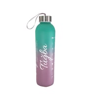 Kişiye Özel Renkli 750 ml Motivasyon Cam Su Matarası HK2709 (Lila)