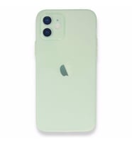 Uyumlu Model Apple iPhone 12 Kılıf 0.3mm Ultra İnce Hayalet Yumuşak Kapak (Açık Yeşil)