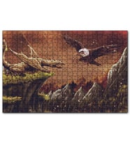 Cakapuzzle Ejderha Akbabaya Karşı  Puzzle Yapboz MDF (Ahşap) (255 Parça)