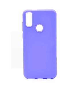 Vestel Venus E5 Kılıf Kamera Korumalı Silikon Rubber Arka Kapak (Lila)