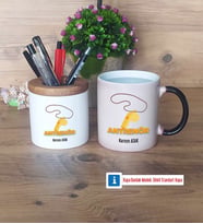 Antrenör Kalemlik, Kupa Bardak T Kişiye Özel Hediye (Model 3)