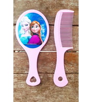SHUSHU ELSA AYNA+TARAK SETİ (SÜPRİZ GÖRSELLER) (Açık Pembe)
