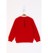 Toontoy Kız Çocuk Be Yourself Baskılı Sweatshirt (Kırmızı)
