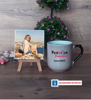 Psikolojik Danışman Fotoğraflı Dekoratif Taş, Kupa Bardak Beyaz Hediye Psikolojik Danışmana Hediye (Model 10)