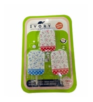 IVORY 6LI YAPIŞKANLI ASKI (Kırmızı-Mavi)
