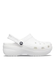 Crocs Classic Platform Clog Günlük Unisex Terlik (White Cat)