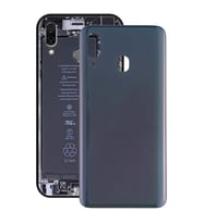 Samsung Galaxy A20 Uyumlu Arka Pil Batarya Kapağı SM-A205F (Siyah)