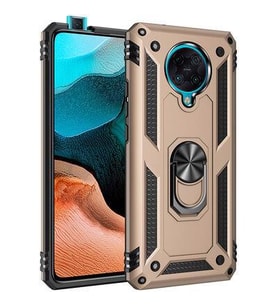 Xiaomi Poco F2 Pro Kılıf Zore Vega Silikon (Gold)